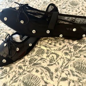 Mesh crystal ballet Flats Size 38